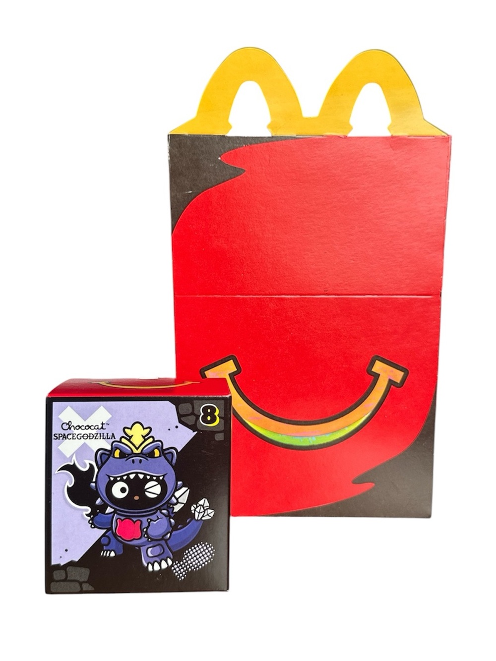 Hello Kitty x Godzilla McDonalds McD Happy Meal Collectible Toy Chococat #Box8